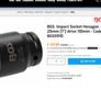 BGS 110mm - 1 inch Drive Impact Socket Image 6