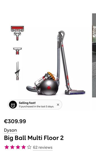Dyson ball hoover