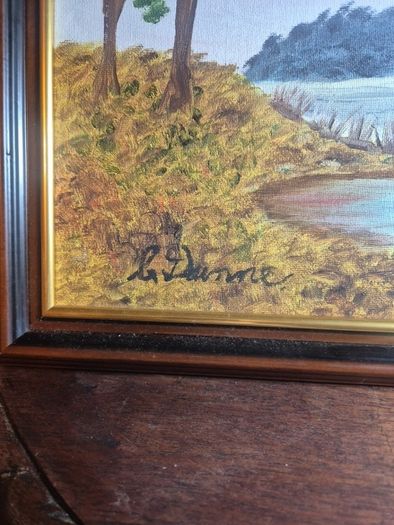 oil painting callow lake co mayo