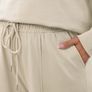 YOURS Curve Ivory White Sweatshirt & Wide Leg Jogger Set Image 4