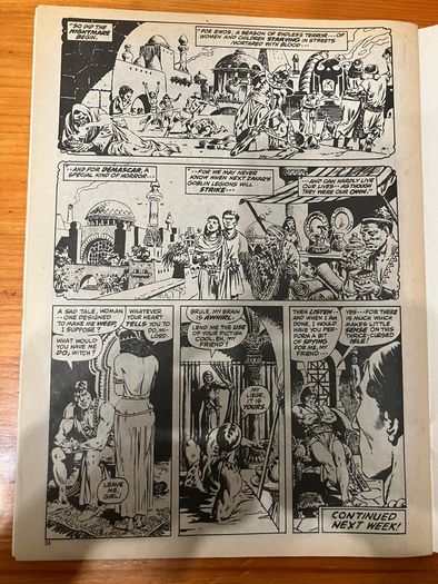 Comic: 'Savage Sword of Conan' no. 17 (June 28,1975)