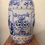 Vintage Chinese Porcelain Garden Stool Handpainted Ceramic Image 4