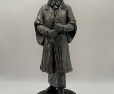sculpture depicting a graduation figure, from the Irish artist Jeanne Rynhart.