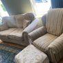 Three Piece Suite (3+1+1) and footstool Image 6