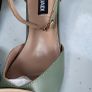 KOUAIDI moss green leather pointed flats with ankle strap - Sz 41 (Fit7UK) - Bnwot Image 7