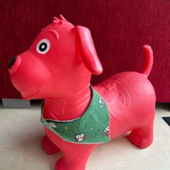 Inflatable hopping Dog