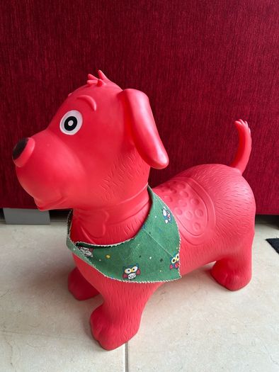 Inflatable hopping Dog