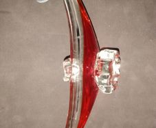 Vintage Kosta Boda inspired Boat-Shaped Ashtray Fish Tails Bertil Vallien Style