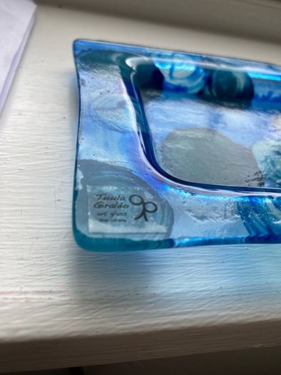 Tuula Giraldo Art Glass Ornament