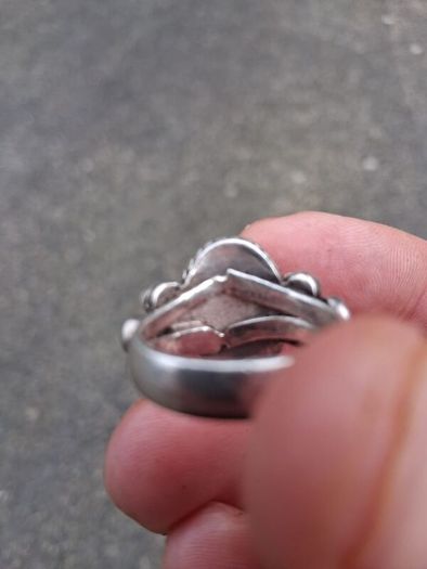 Vintage Amethyst Sterling Silver Ring(7.2g)
