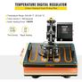 Heat Press 5 in 1 Heat Press Machine 38x38cm Heat Transfer Press 15x15Inch T-shirt Press Mulitifuctional Sublimation Machine for T-shirt Mug Hat Plate Transfer (FREE SHIPPING) Image 2