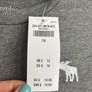 Grey Abercrombie long sleeve tshirt - sz 7/8 Image 3