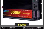 5000W Pure Sine Wave Car Inverter DC 12V /24V AC 220V 50Hz Power Inverter Converter With LED Display