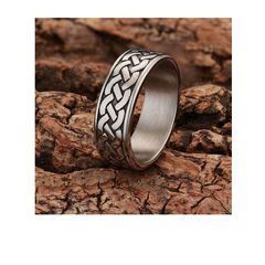 Men's Silver Ring - nice gift + matching bracelets & wristbands available
