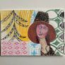 Original Jan O'Sullivan (JANo) Drawing - "Modigliani Pink" Contemporary Art Image 4