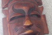 Vintage African Hardwood Handmade Tribal Mask