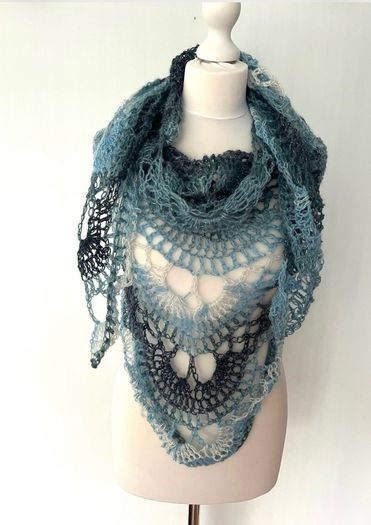 handmade crochet shawl