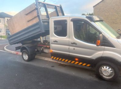 Ford transit crewcab tipper 2016