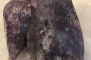 Cut Raw Natural Purple Mineral Rock