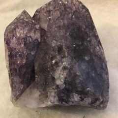 Cut Raw Natural Purple Mineral Rock