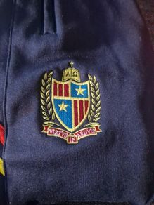 Sr fintans high school pe uniform tracksuit bottoms/pants size meduim