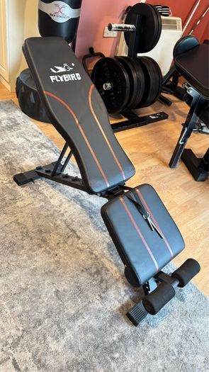 FLYBIRD Adjustable Weight Bench Compact & Foldable Excellent Condition