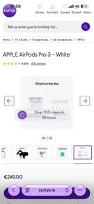 AirPods Pro mag charging case like new in box
