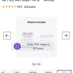 AirPods Pro mag charging case like new in box
