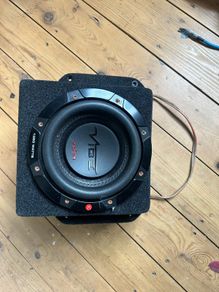 E36 Cabrio custom subwoofer