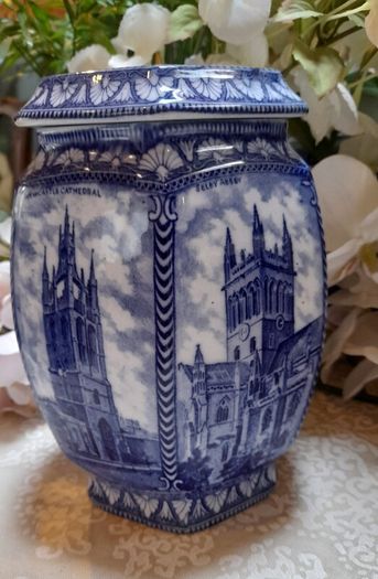 Antique Ringtons tea cady
