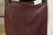 Faux leather skirt size 14 BNWT