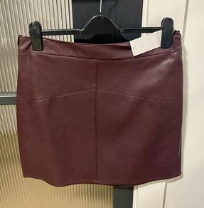 Faux leather skirt size 14 BNWT