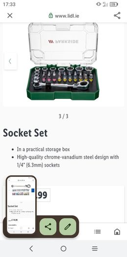 socket set with case 31 piece