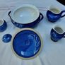 60 Piece Denby Boston Blue Dinner Set Image 9
