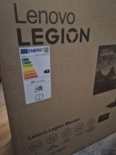 Lenovo Legion 27 inch QHD Gaming monitor