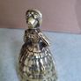 Vintage Large Brass Crinoline Lady Bell Image 7