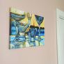 Hand-painted glass cups painting 'Memories' Image 3