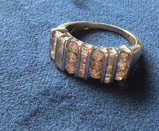 14k White Gold Diamond Ring