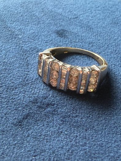 14k White Gold Diamond Ring