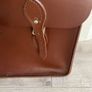 Leather case Bag Brown Leather Document Case vintage Original Image 4