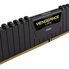 CMK16GX4M2B3200C16 Vengeance LPX 16 GB (2 x 8 GB) DDR4 3200 MHz C16 XMP 2.0 High Performance Desktop Memory Kit, Black