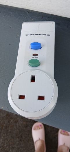50 m electrical extension lead