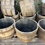 oak barrel planters Image 3