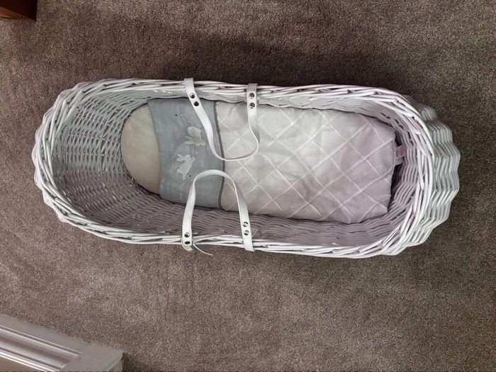 Mamas & Papas Wicker Pod Moses Basket
