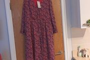 Rowen Avenue   Jennifer  Dress - Redprint.  S- Large -14-16.  B.N.W.T