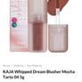 KAJA Whipped Dream Blusher Mocha Tarte 04-A versatile formula that doubles as an eyeshadow and blush Image 2