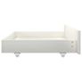 Canopy Bed Frame with 2 Drawers White Solid Pine Wood 100x200cm Image 10
