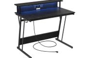 Gaming Desk with LED Lighting Office desk computer desk