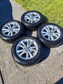Genuine BMW X5 18" Alloy Wheels | Continental Run-Flats | TPMS | 5-6mm Tread