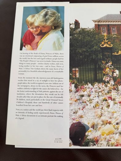 Diana, Princess of Wales: A Tribute by Tim Graham - Hardcover Book